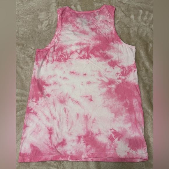 NWT Buc-ee's Pink Tie Dye Tank Top Beaver‎ Logo Size XL - Picture 7 of 7